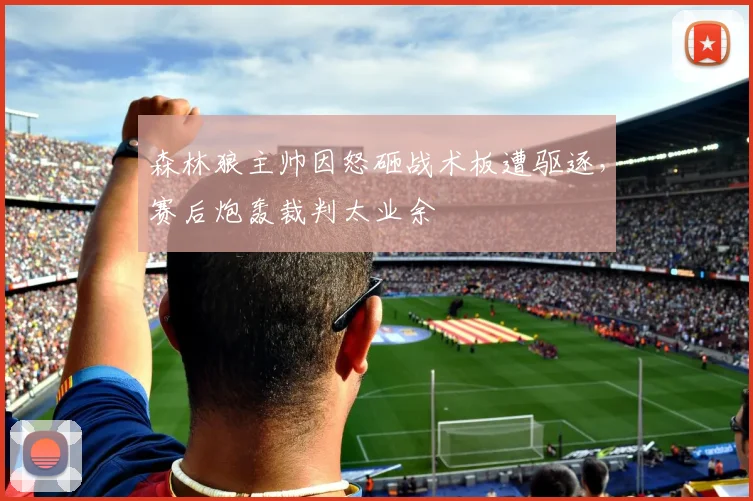 森林狼主帅因怒砸战术板遭驱逐，赛后炮轰裁判太业余
